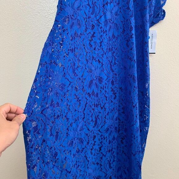 Alexia Admor Kendall Lace Cap Sleeve Sheath Dress - Picture 7 of 10